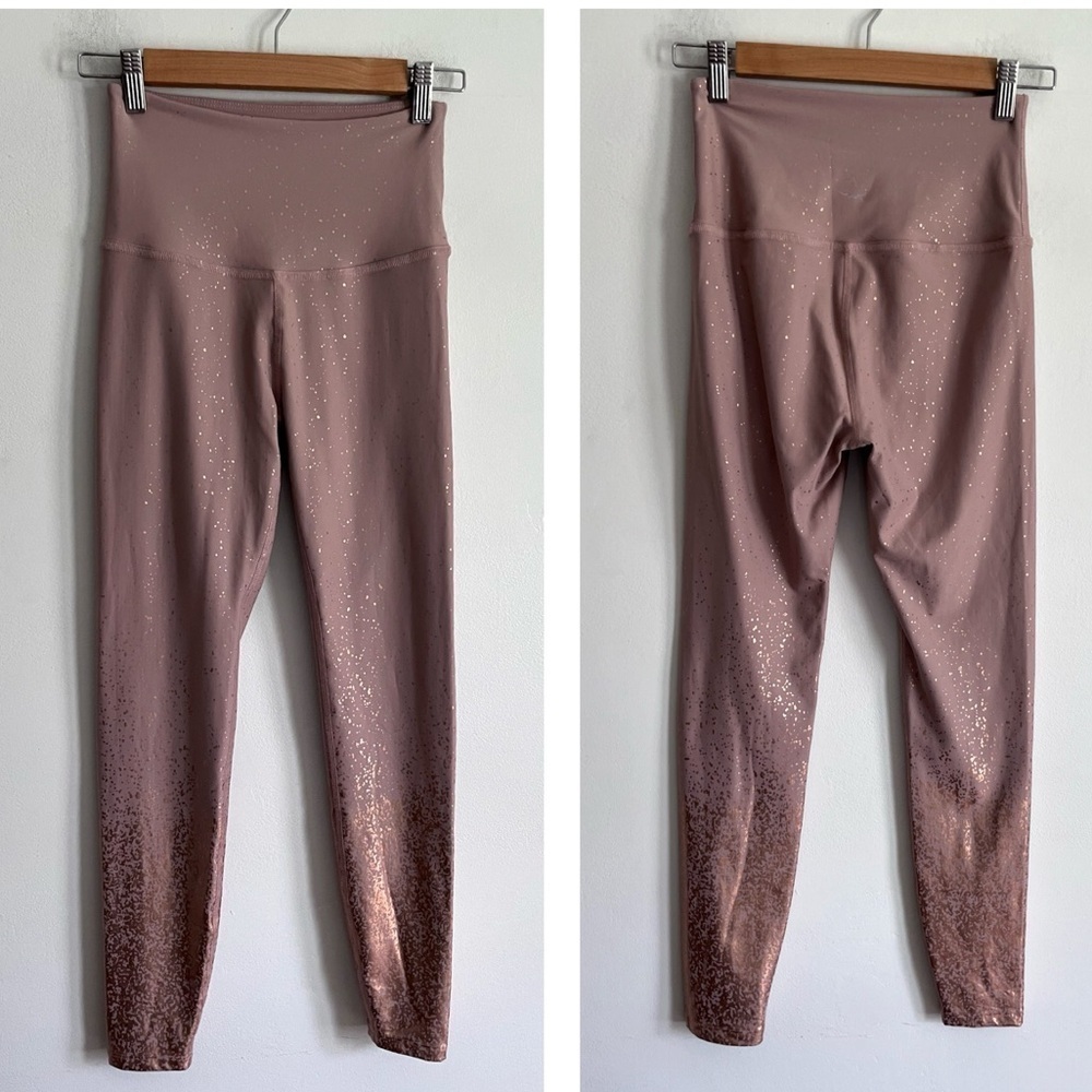 Beyond Yoga Alloy Ombré High Waisted Midi Leggings Brazen